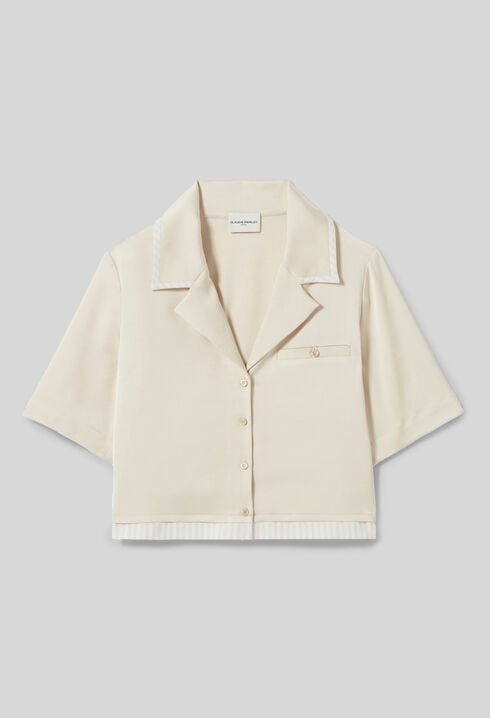 Chemise satin&eacute;e