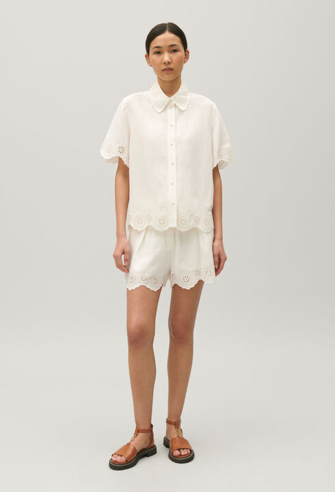 Chemise broderie anglaise