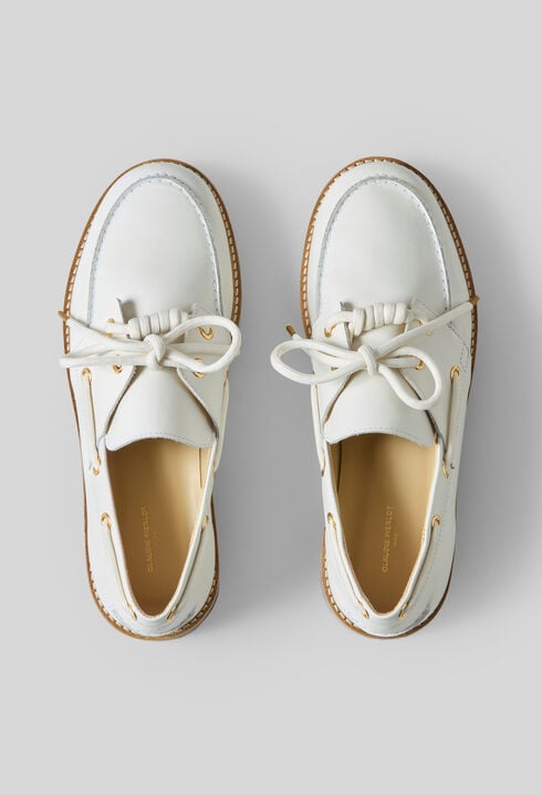 Chaussures bateau cuir