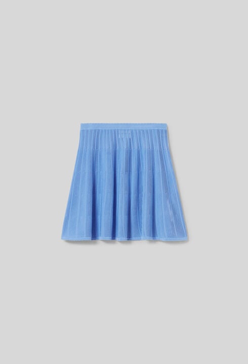 Jupe courte maille fine
