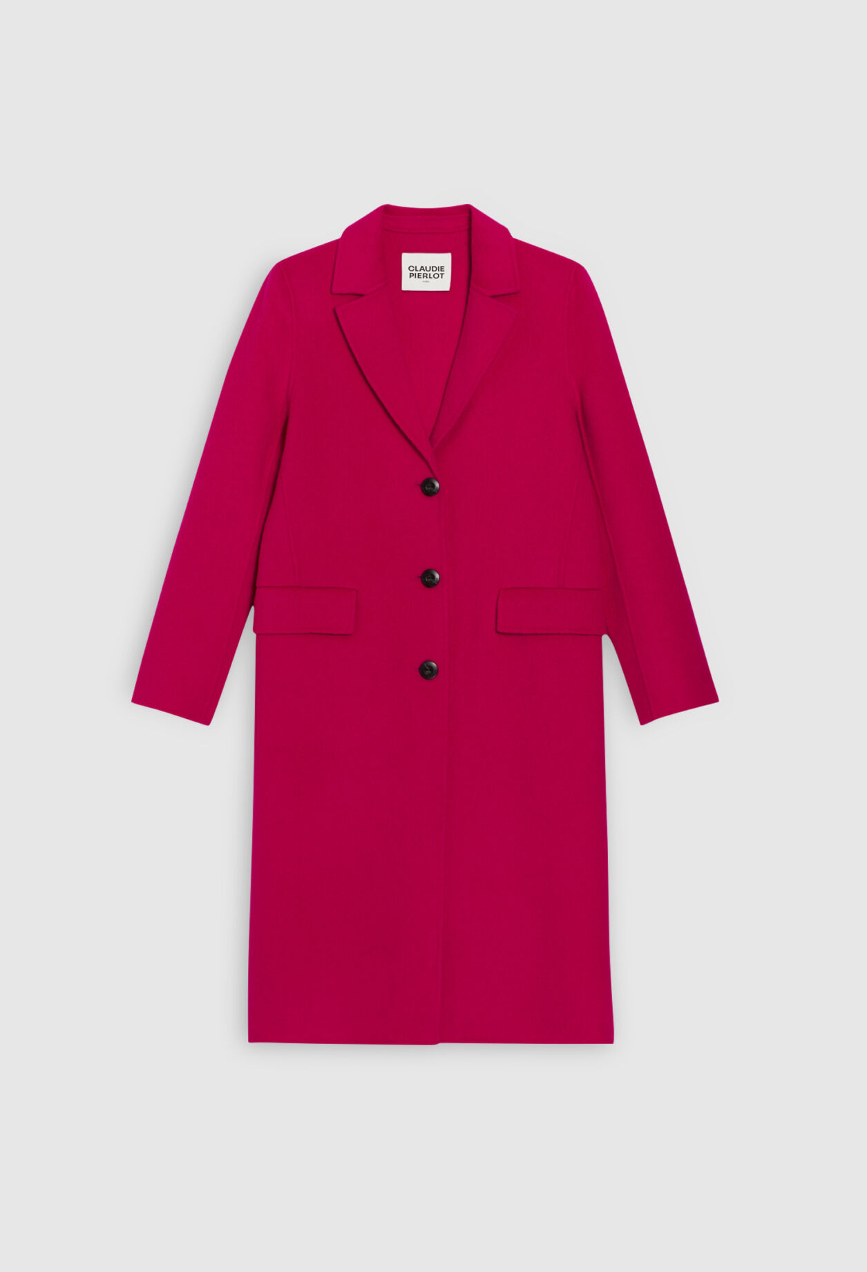 Manteau droit mi-long