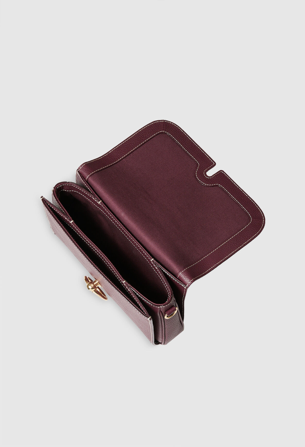 Sac Anouchka bordeaux cuir