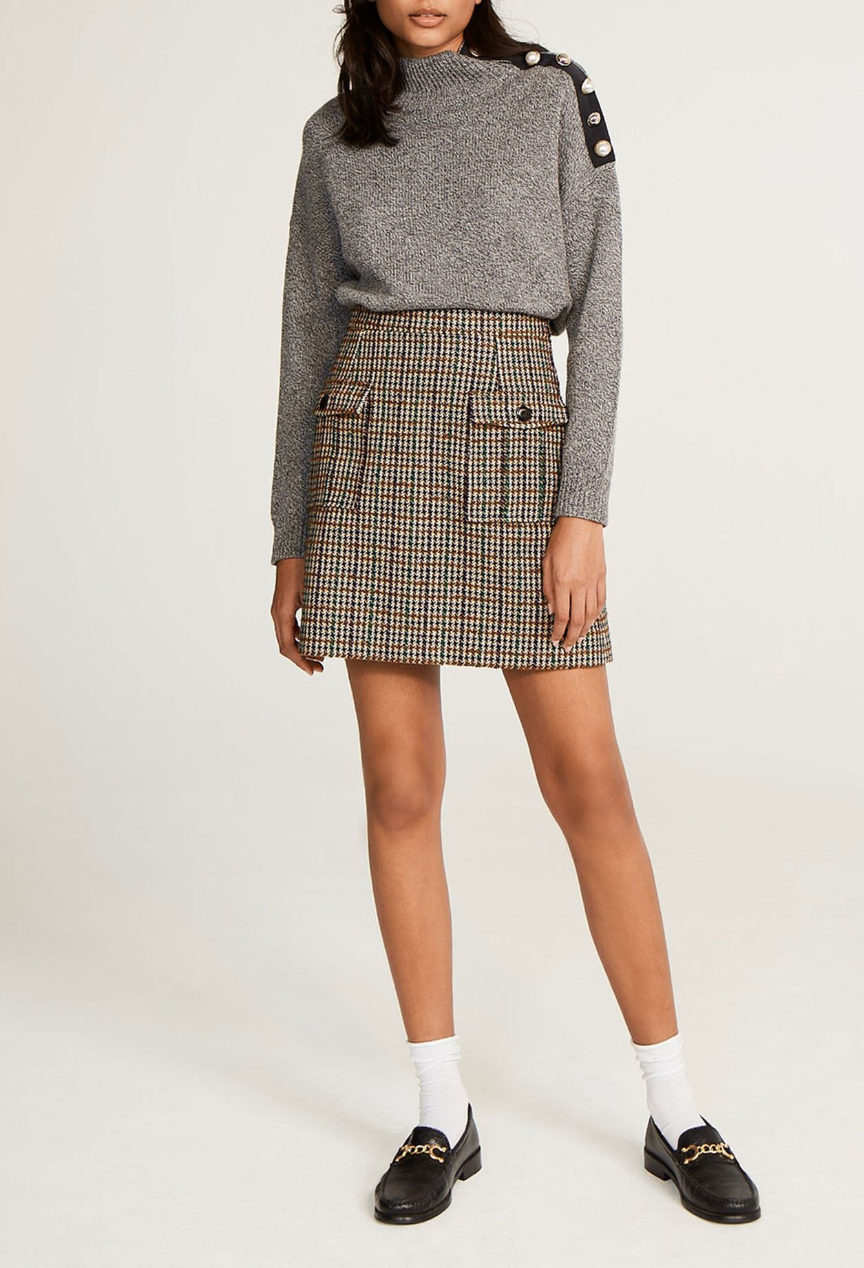 Jupe en tweed