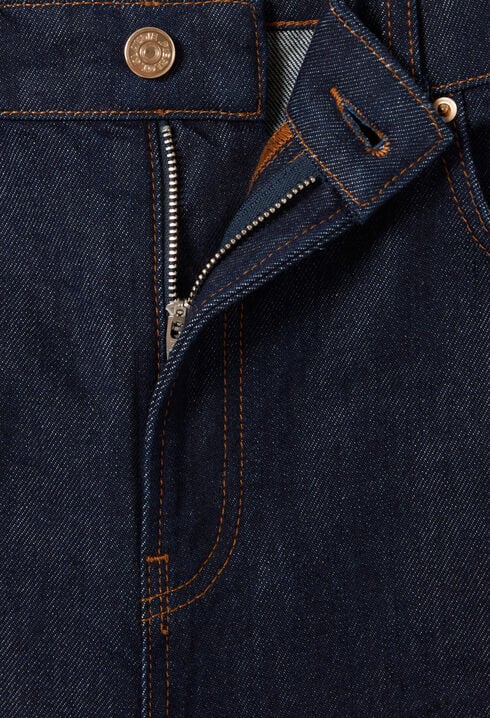 Jean denim brut droit