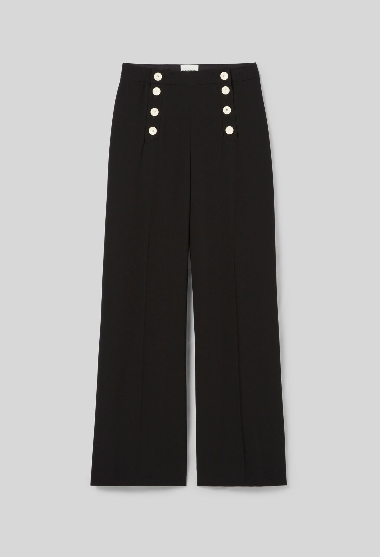 Pantalon droit à pont