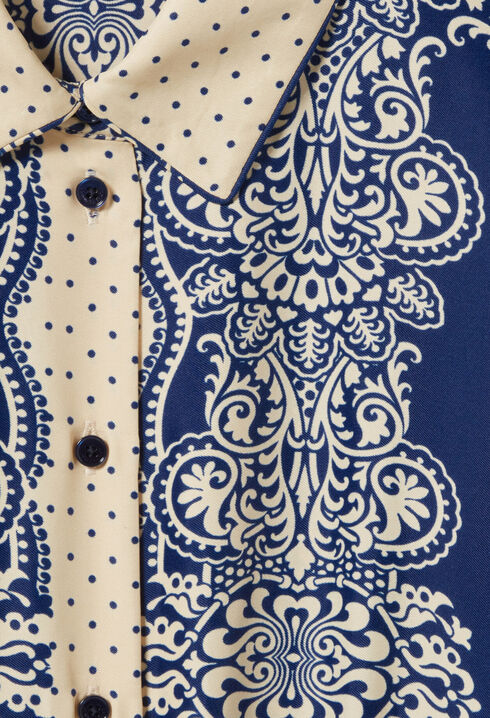 Robe longue imprimée