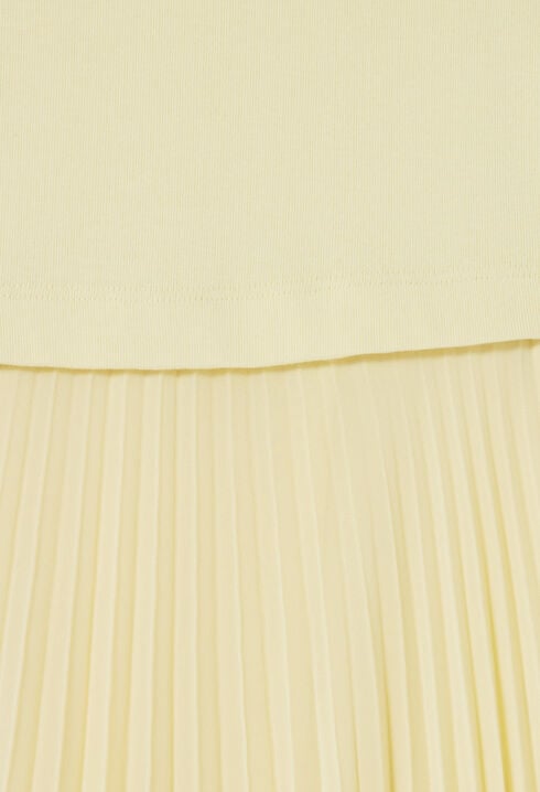 Robe longue trompe l'œil