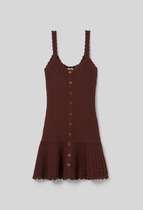 Robe courte crochet