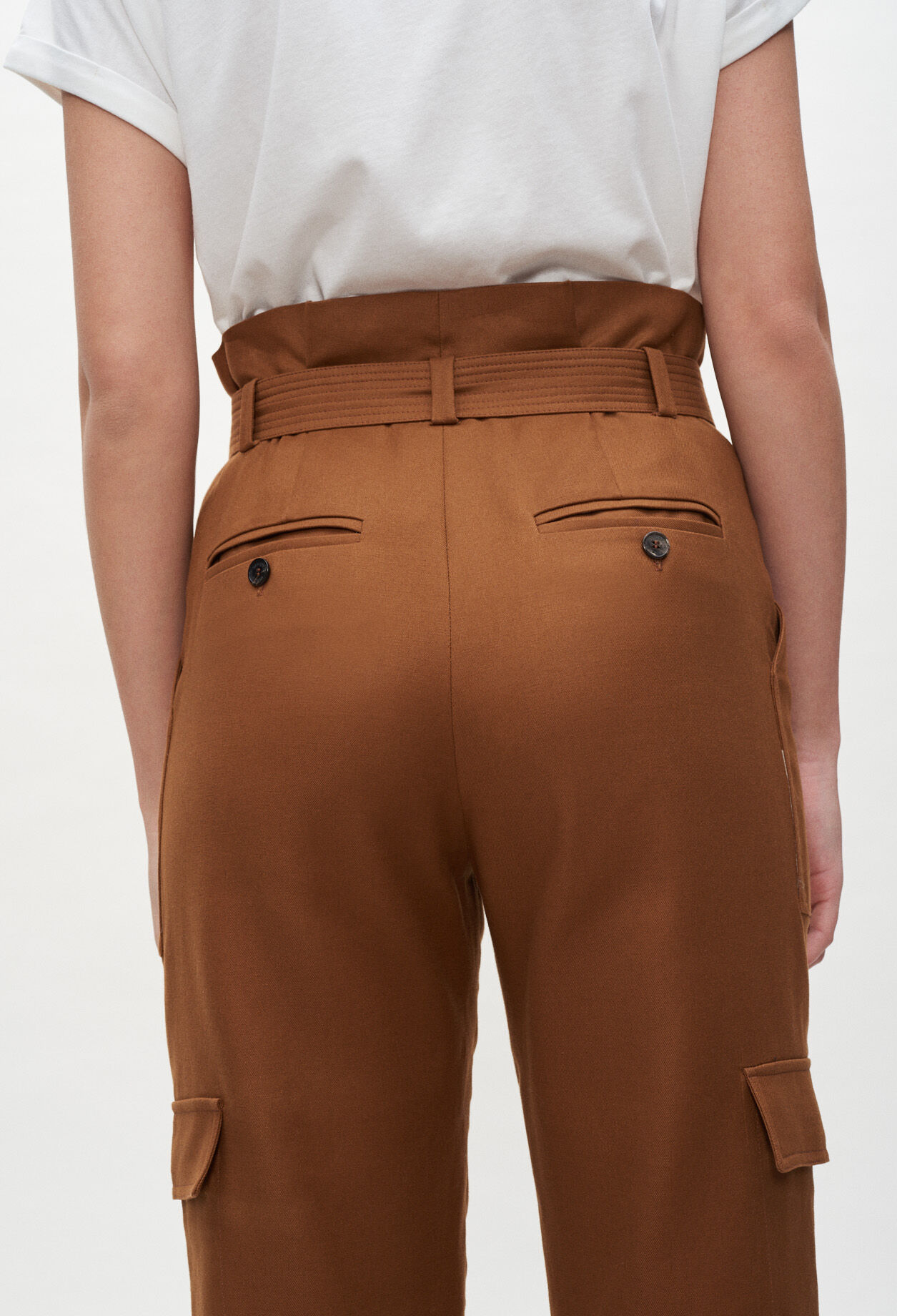 Pantalon droit à poches