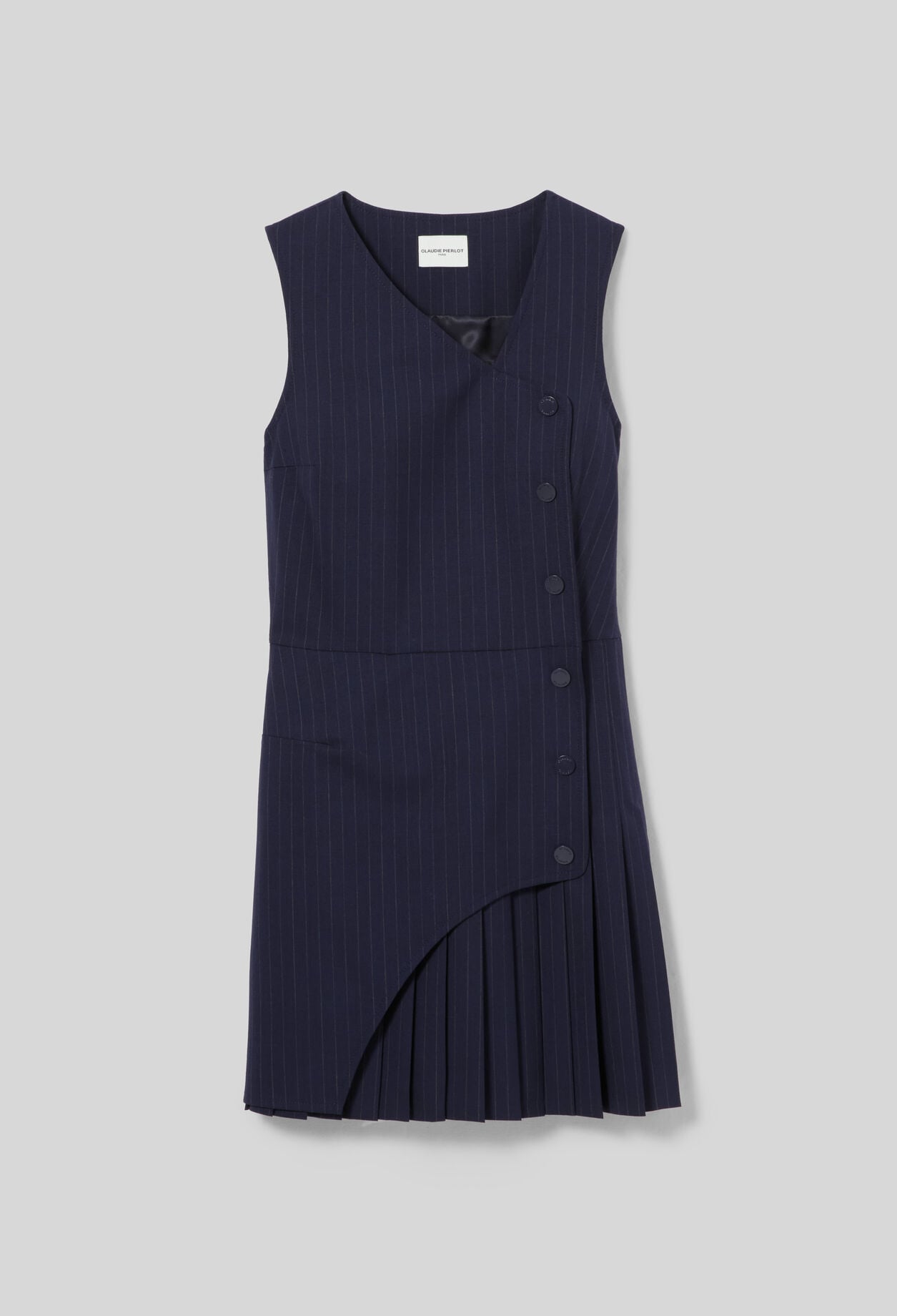 Robe courte sans manches