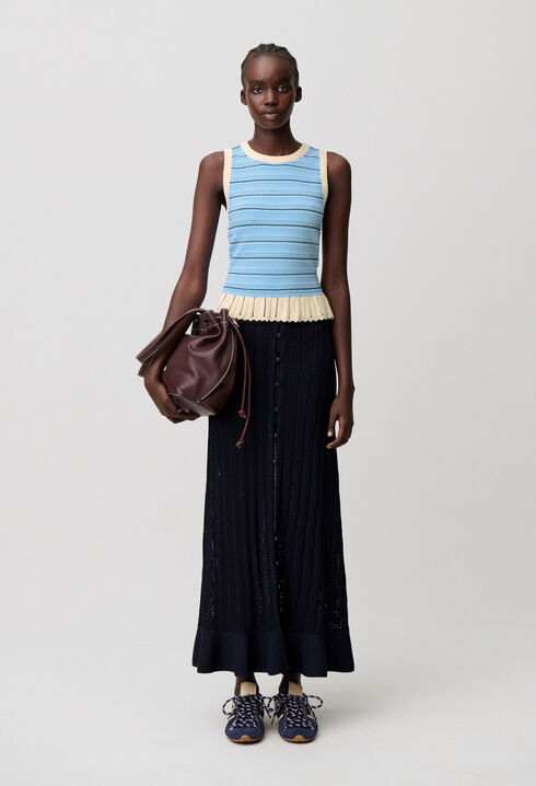 Top maille ray&eacute;
