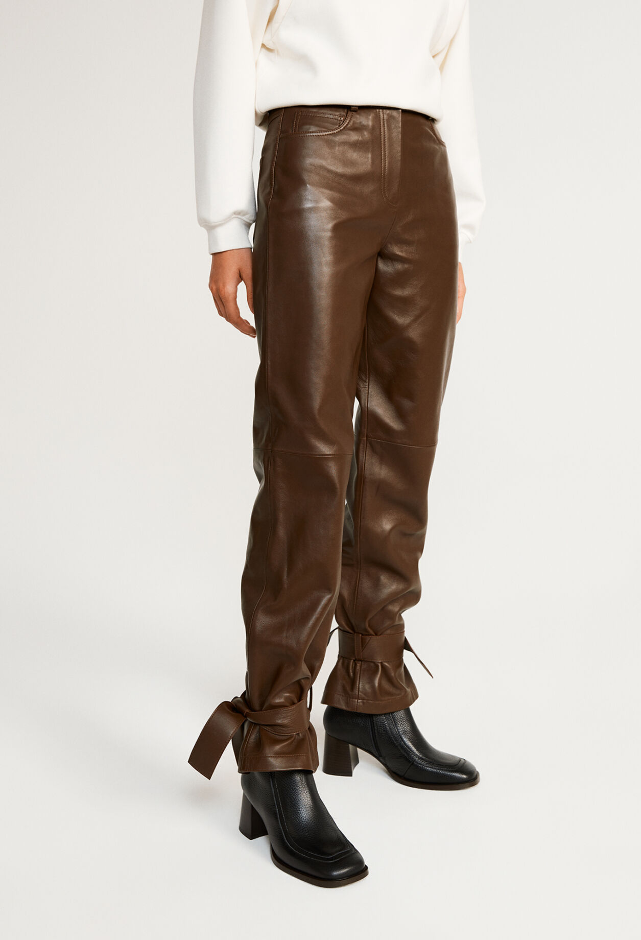 Pantalon en cuir