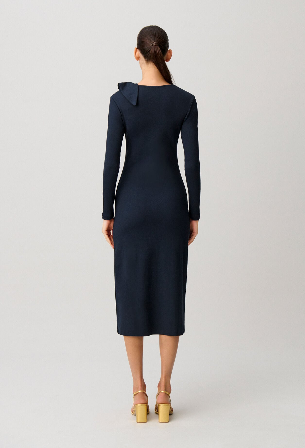 Robe longue maille