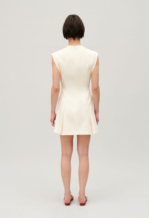 Robe courte tweed