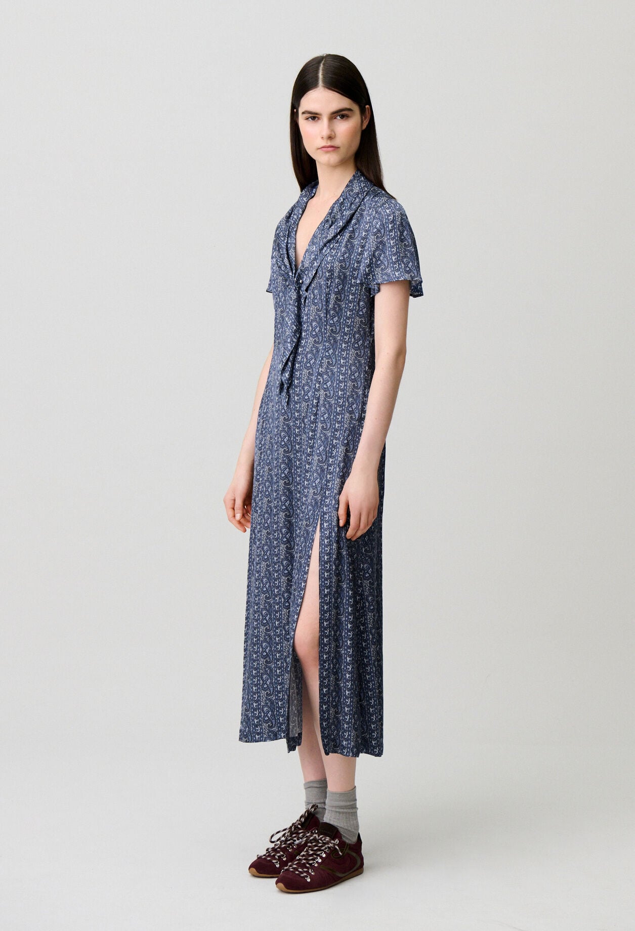 Robe fluide imprim&eacute;e