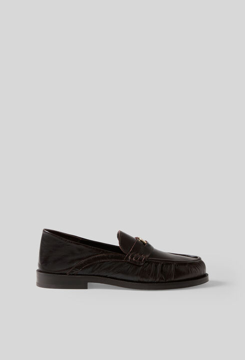 Mocassins cuir vernis