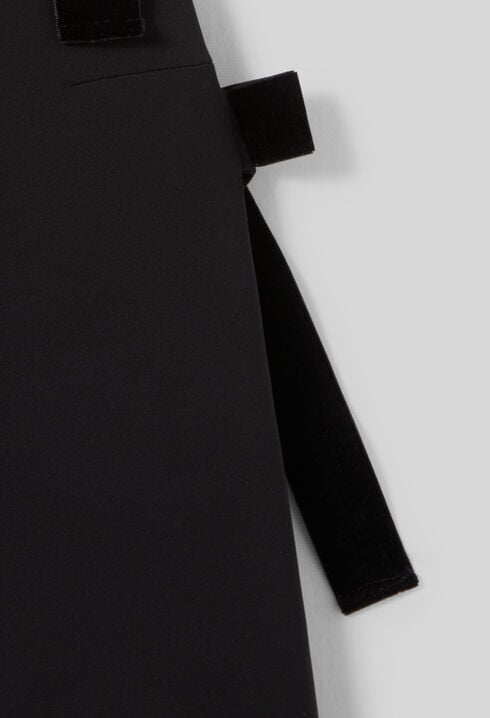 Robe courte velours