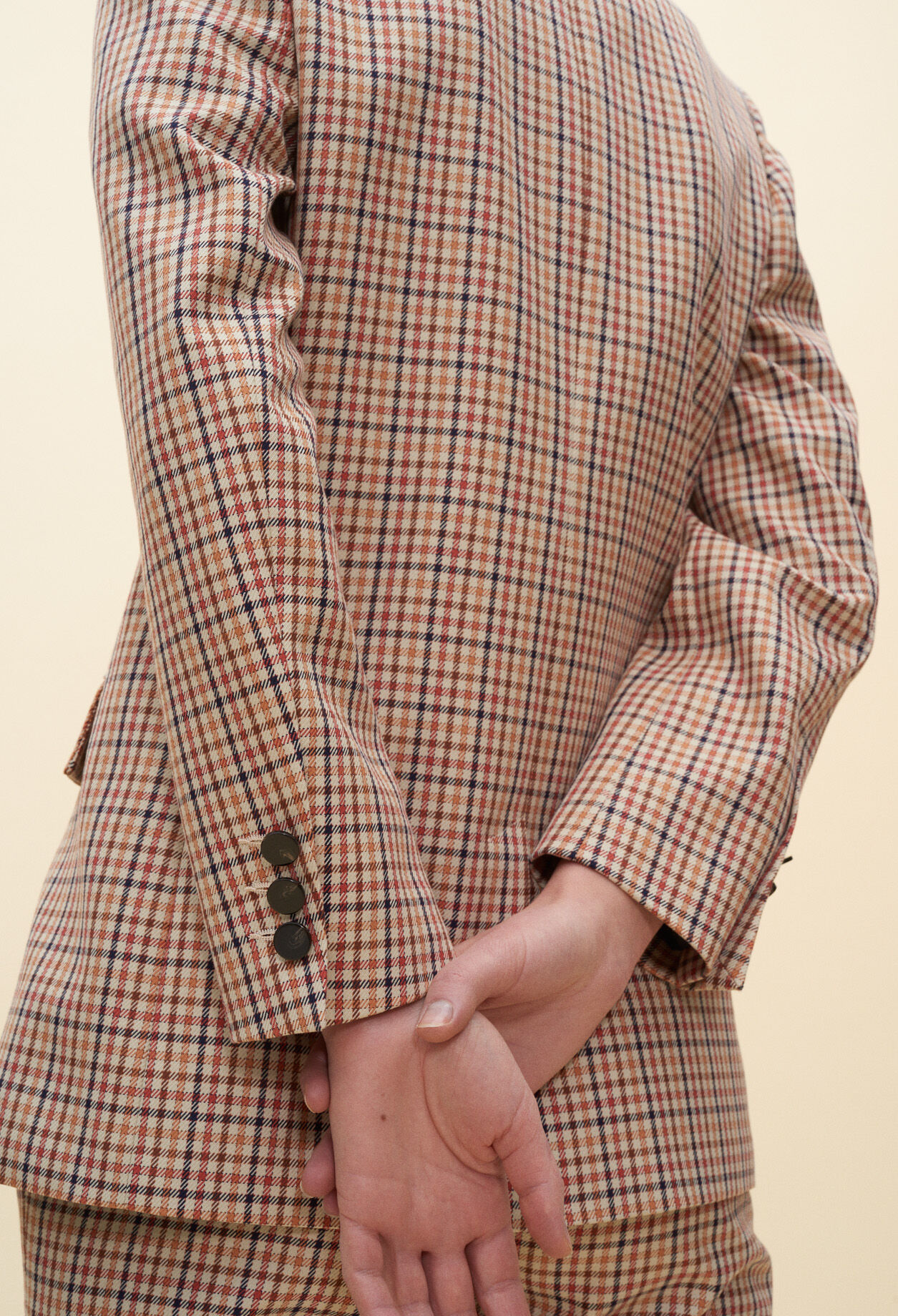 Veste à carreaux prince de Galles