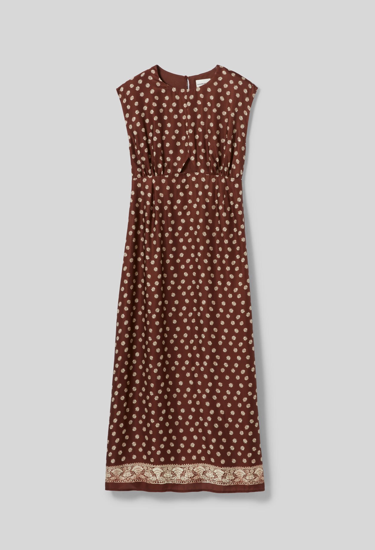 Robe longue imprim&eacute;e