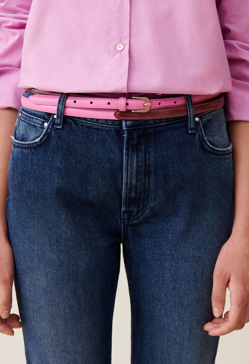 Ceinture fine cuir