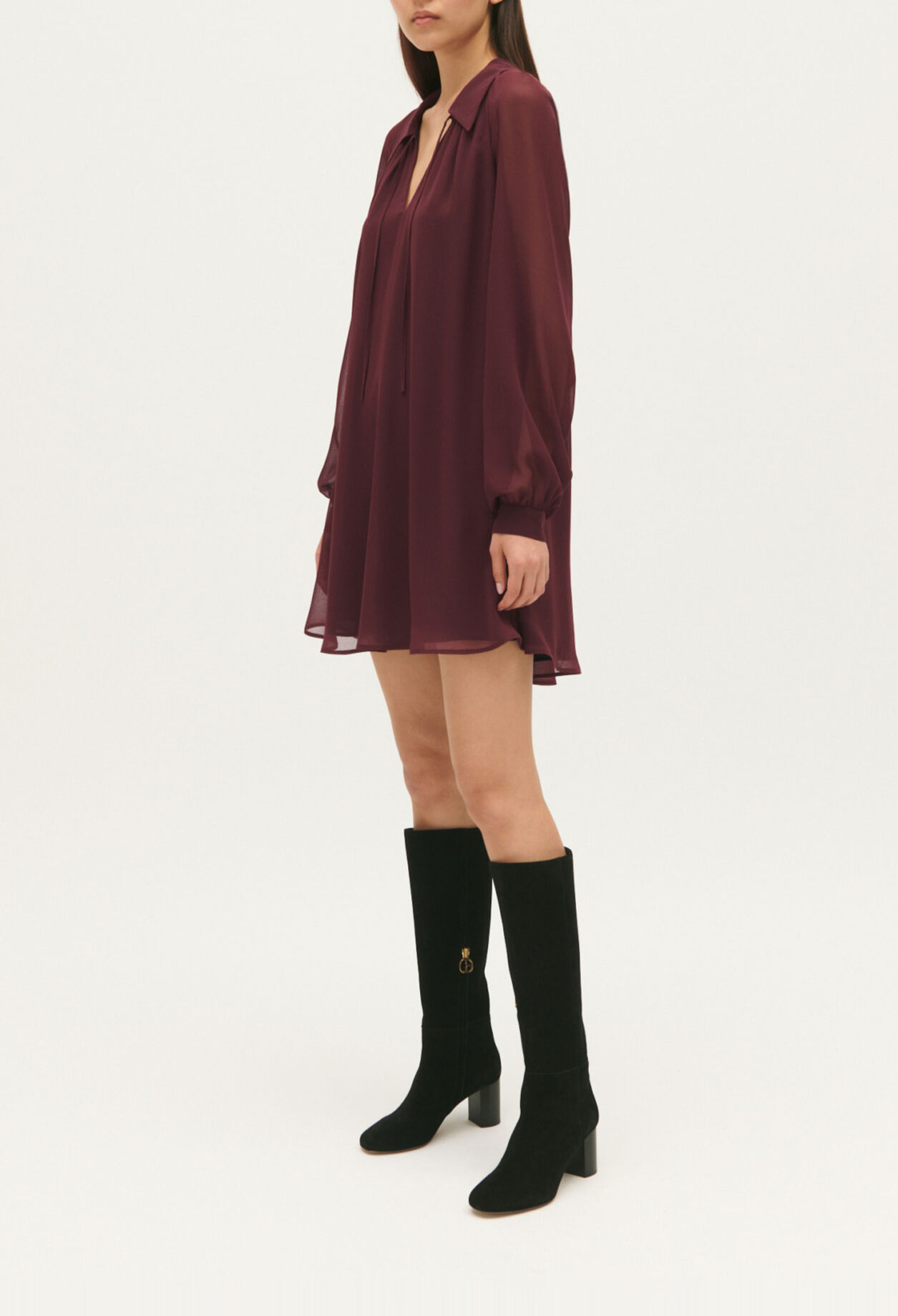 Robe courte fluide