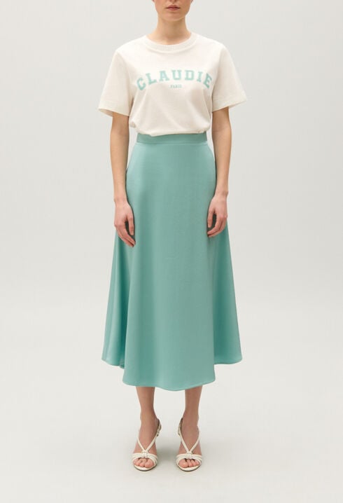 T-shirt coton CLAUDIE Paris écru