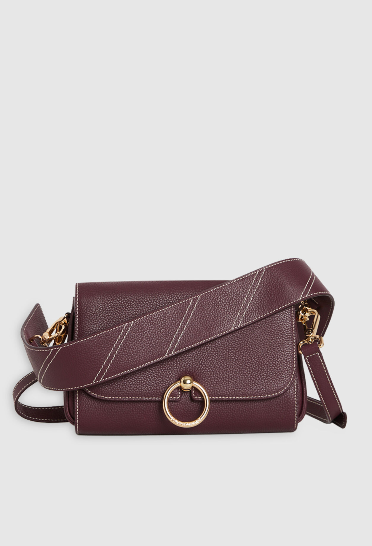 Sac Anouchka bordeaux cuir