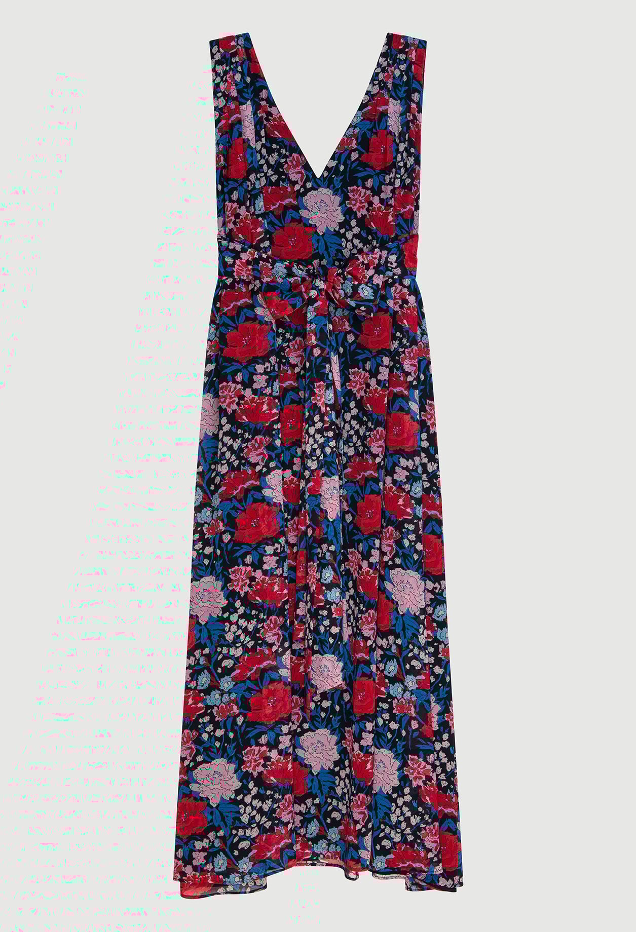 Robe sans manches fleurie