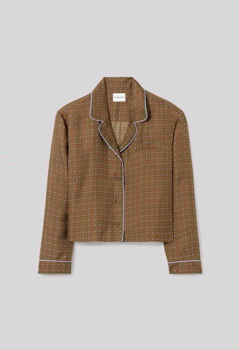 Chemise soie imprimée