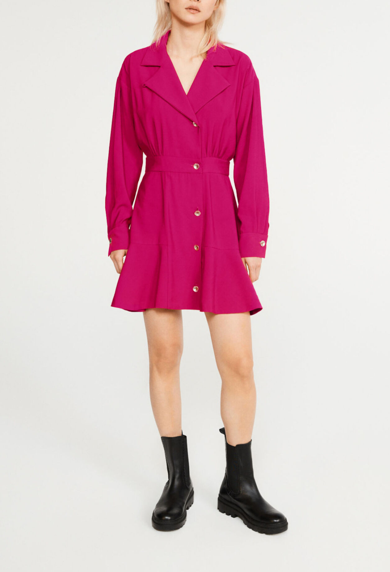 Robe col tailleur