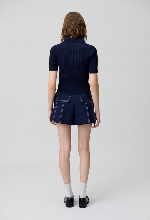 Top maille fine