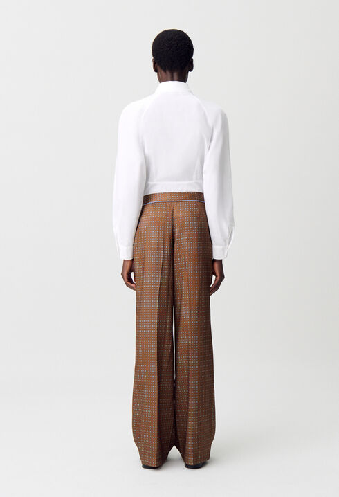 Pantalon fluide imprimé