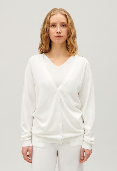 Cardigan maille fine