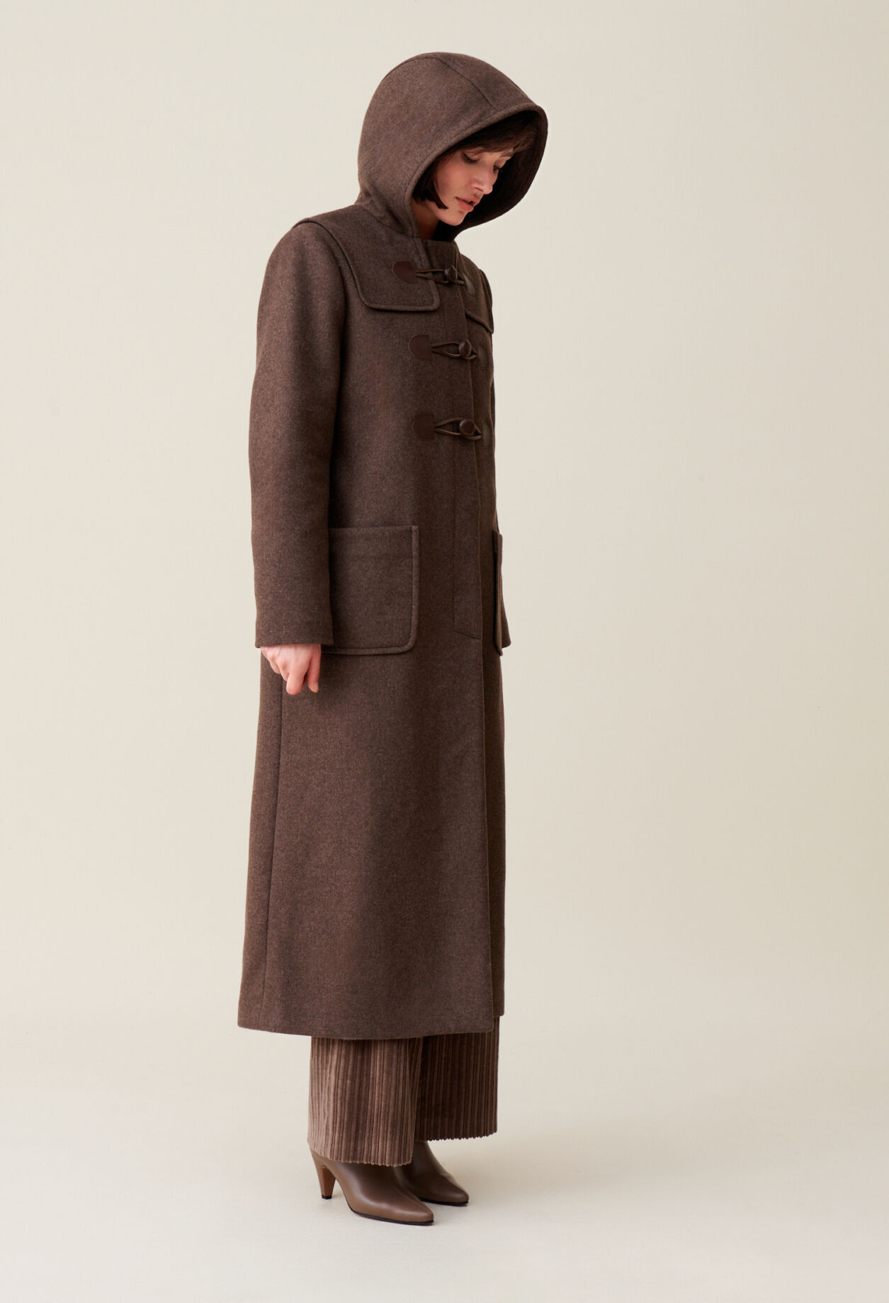Manteau long capuche best sale