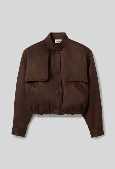 Blouson satin&eacute;