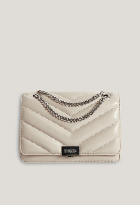 Sac Angeli chevron cuir