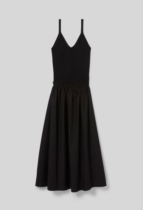 Robe mi-longue buste crochet