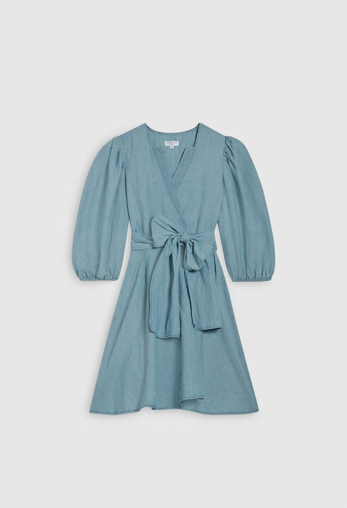 Robe bleu denim