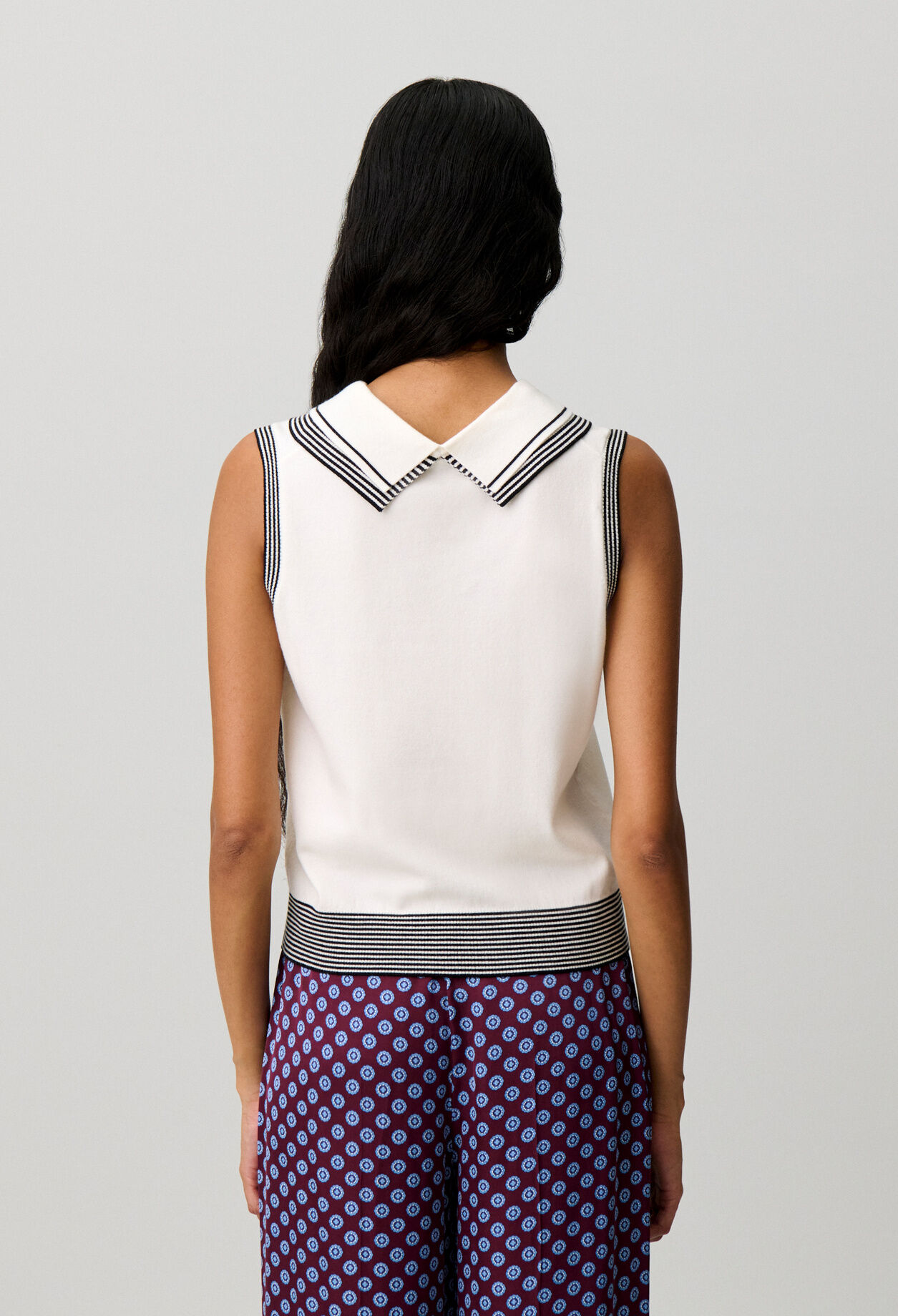 Top maille ray&eacute;