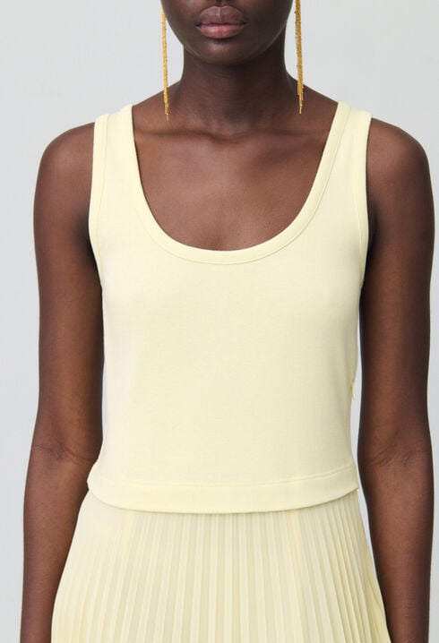 Robe longue trompe l'œil