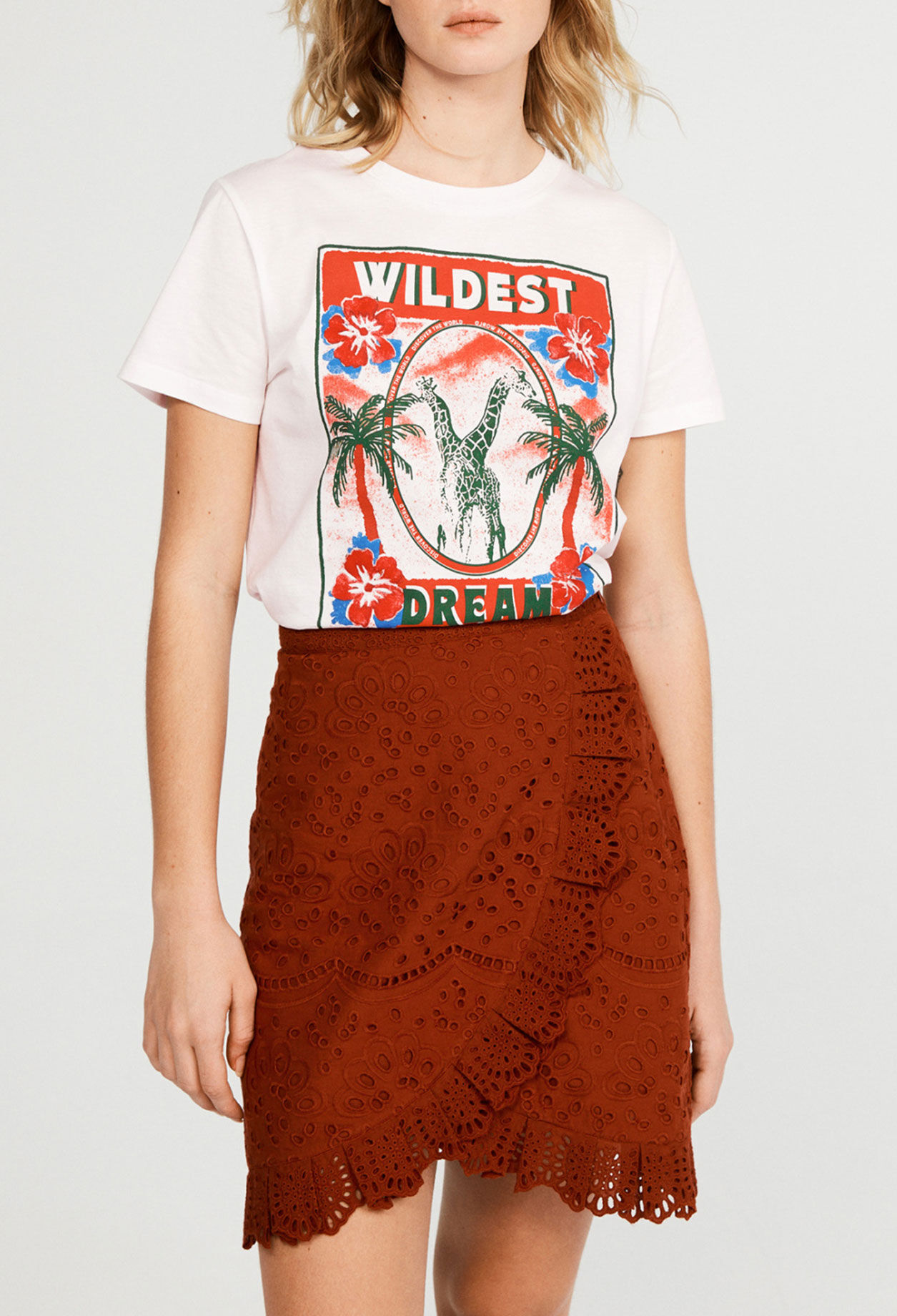 T-shirt en coton en coton biologique