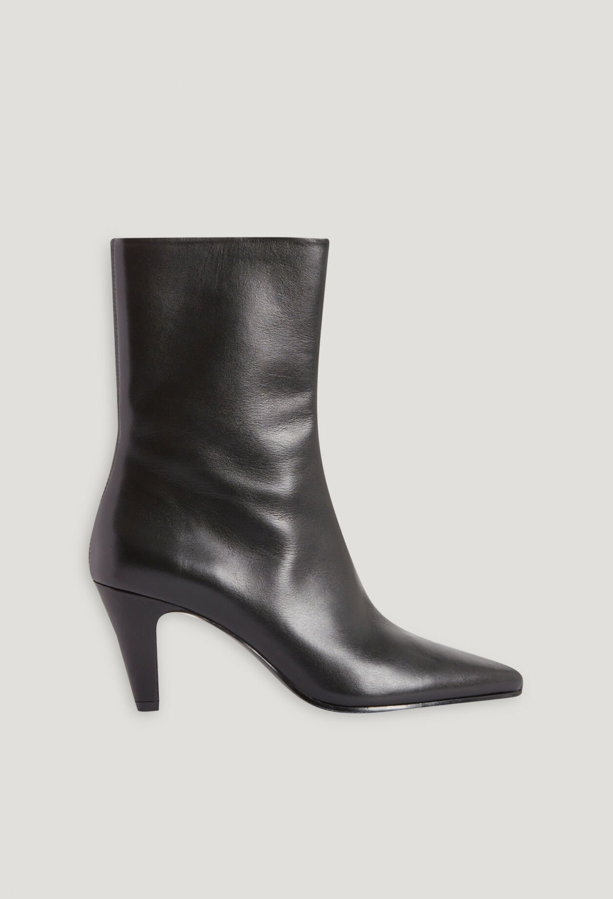 Bottines cuir noir