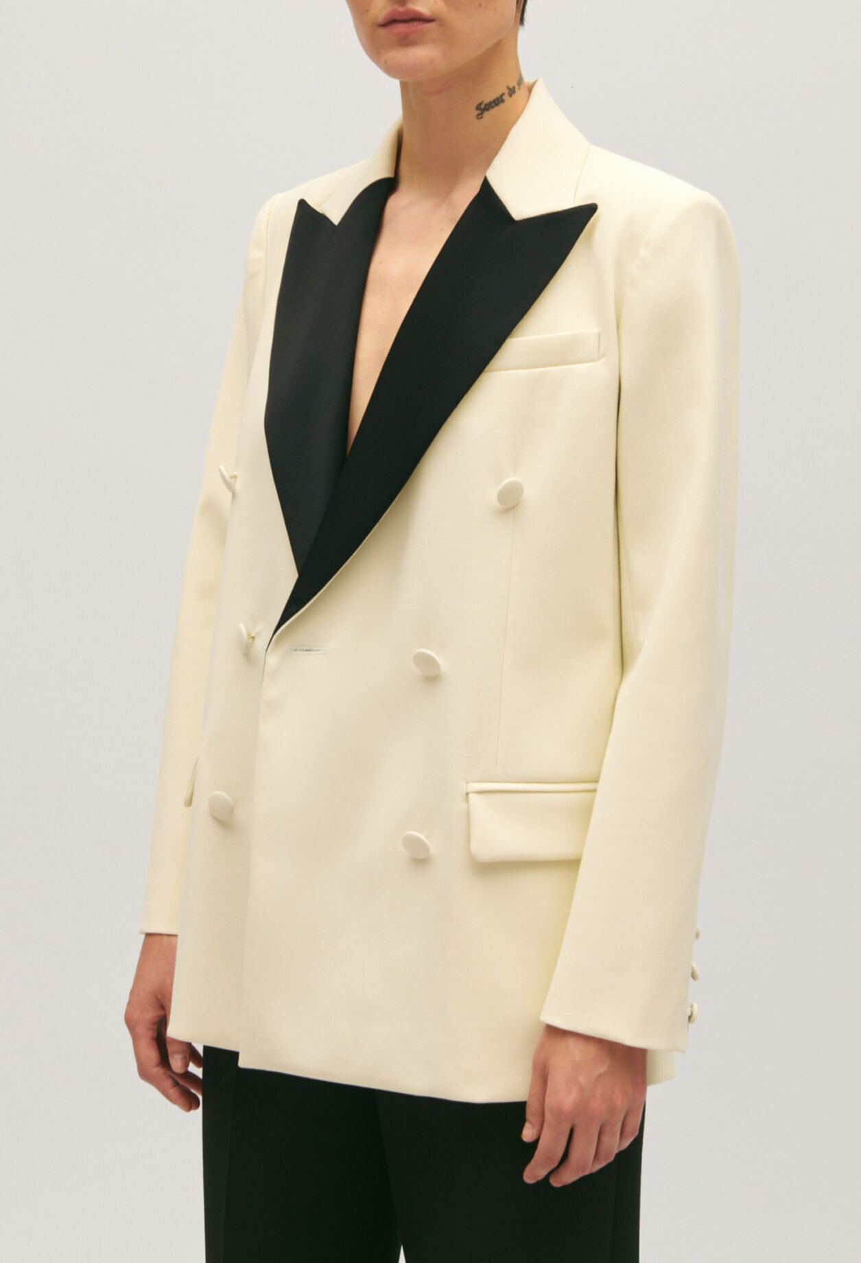 Veste costume bicolore