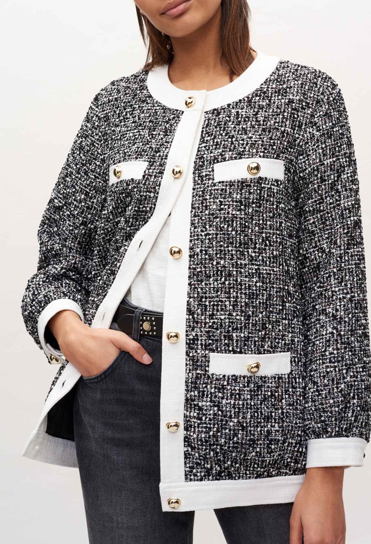 Blouson en tweed