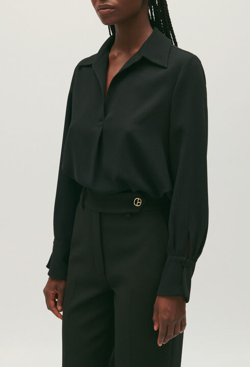 Blouse fluide noire 