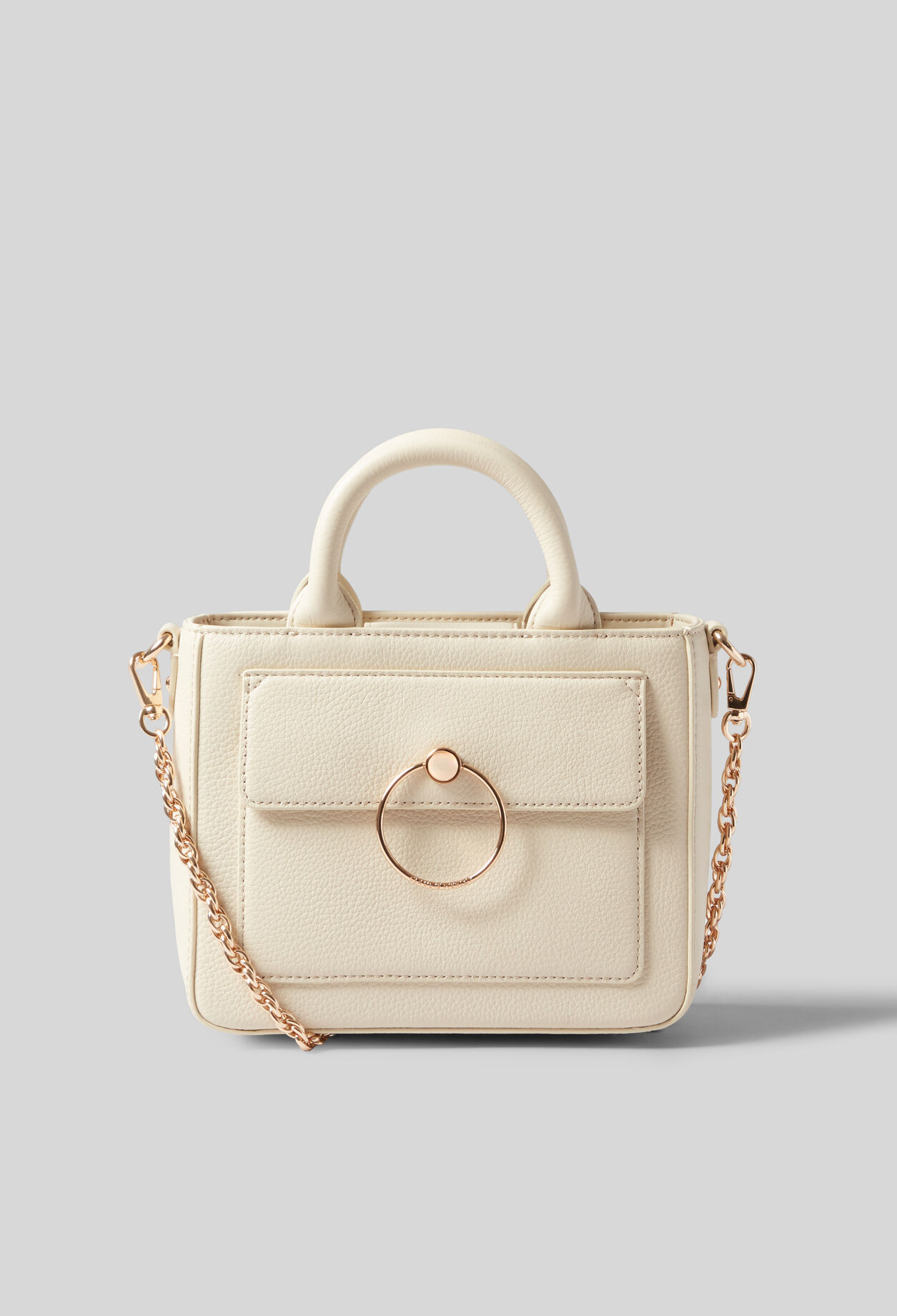 Sac Anouck cuir grainé chaîne