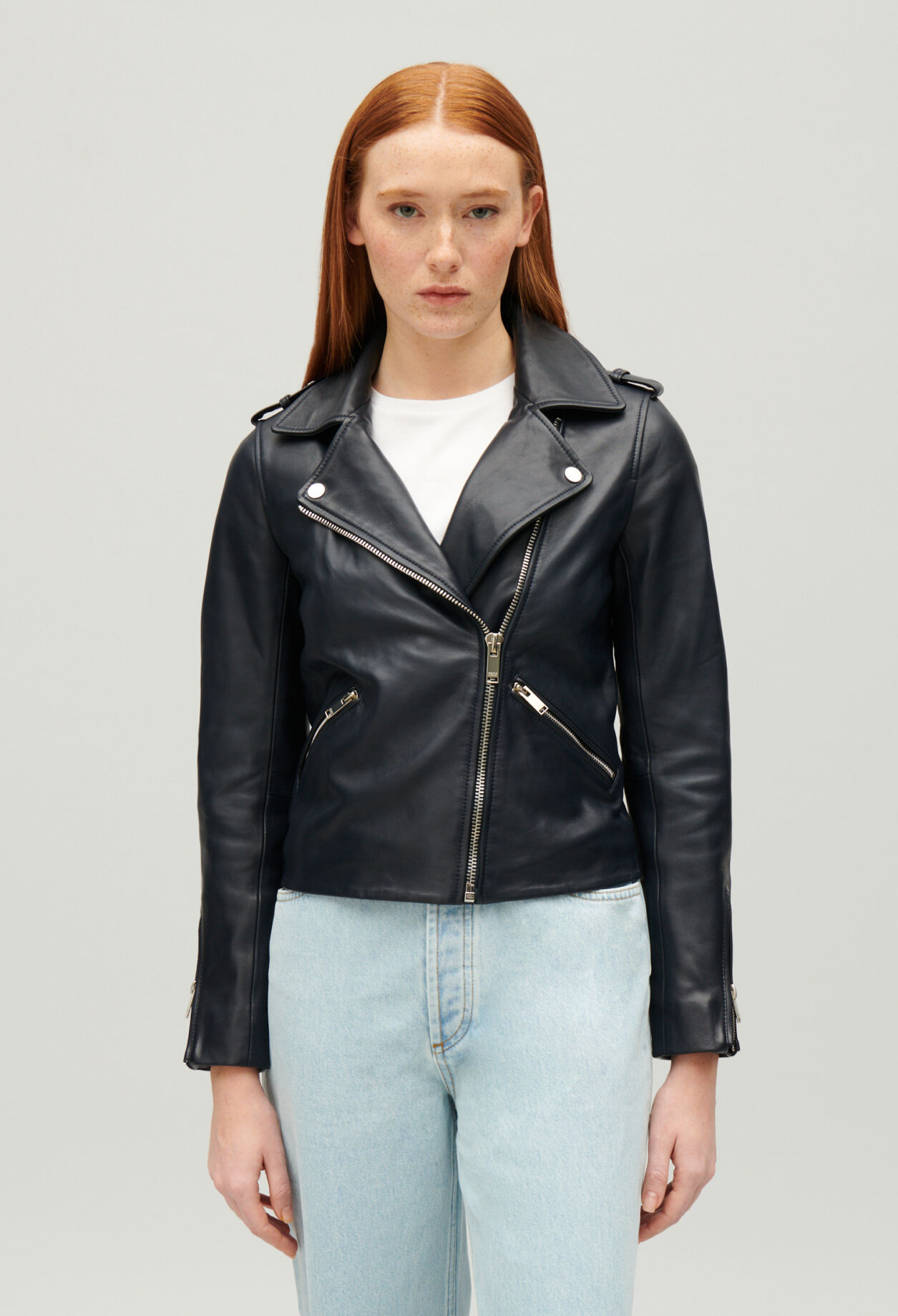 Veste en cuir claudie pierlot 2025