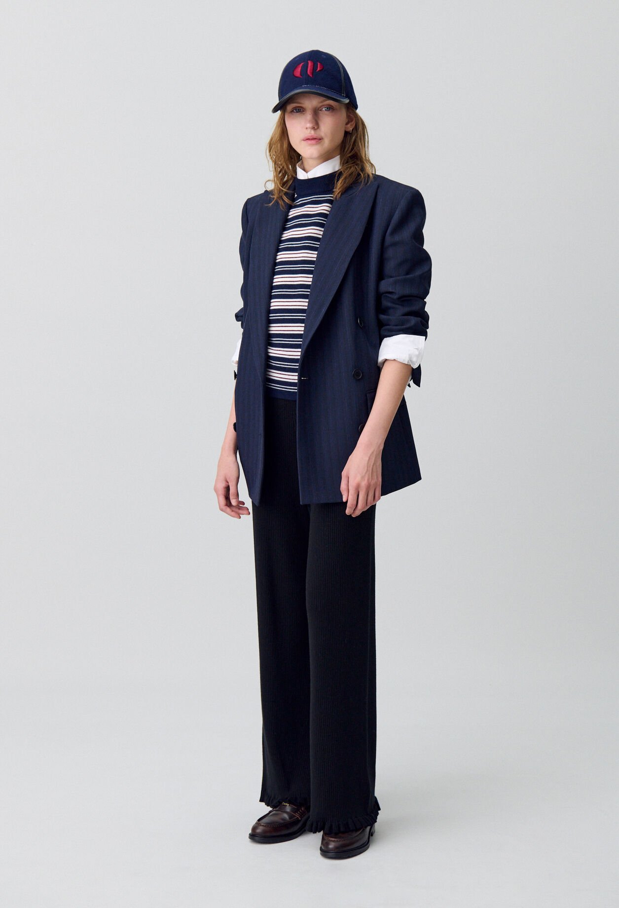 Pantalon flare maille