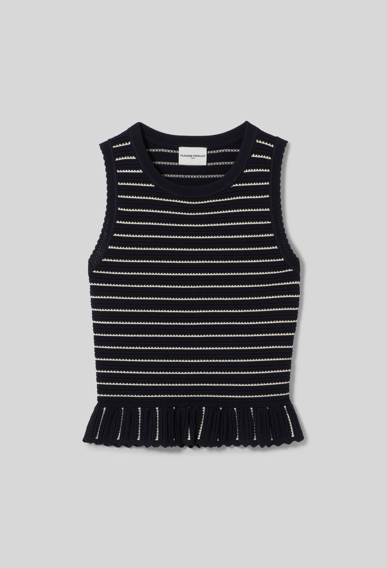 Top maille ray&eacute;