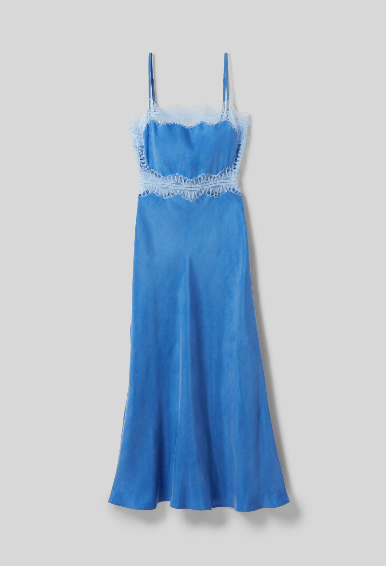 Robe longue dentelle